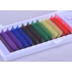 مژه ریسه ای هفت رنگ